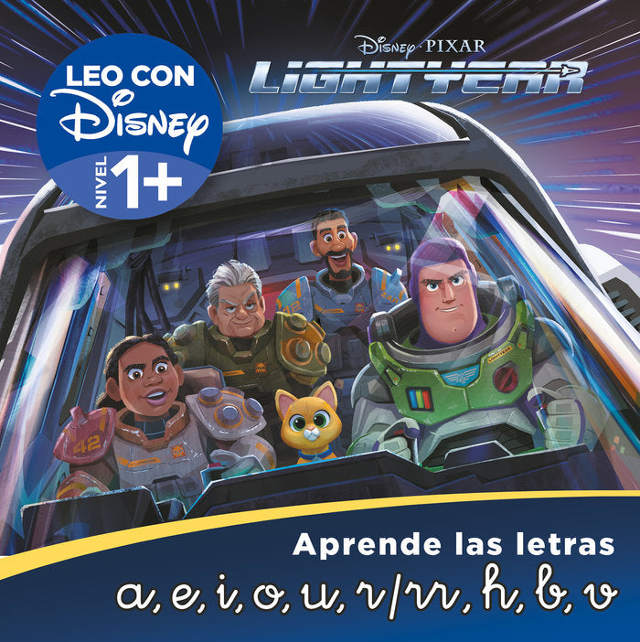 LIGHTYEAR. APRENDE LAS LETRAS, de DISNEY | portada del libro