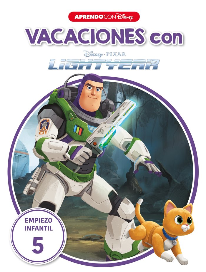 VACACIONES CON LIGHTYEAR. EMPIEZO INFANTIL 5, de DISNEY | portada del libro
