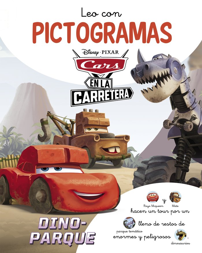 Leo con Pictogramas Disney - Dino-Parc, de DISNEY | portada del libro