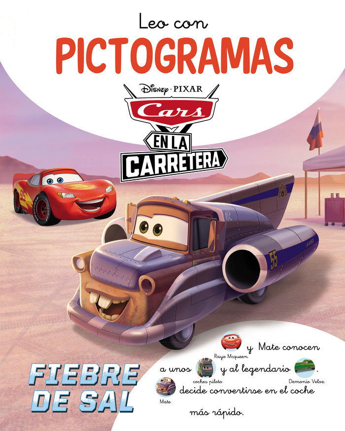Leo con Pictogramas Disney - Fiebre de sal, de DISNEY | portada del libro
