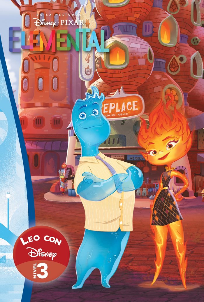 Elemental. Leo con Disney Nivel 3 (Leo con Disney - Nivel 3), de DISNEY | portada del libro