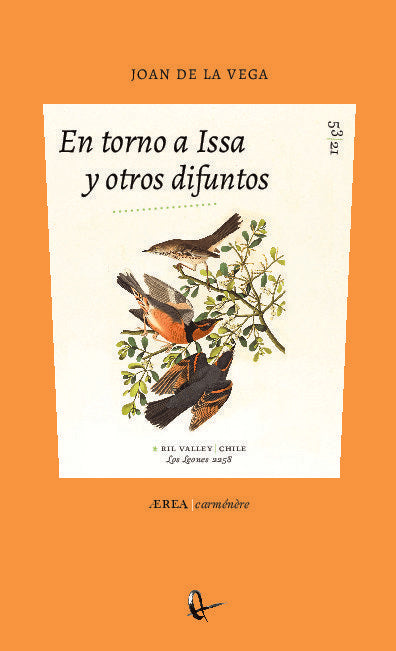 En torno a Issa y otros poemas, de DE LA VEGA, JOAN | portada del libro