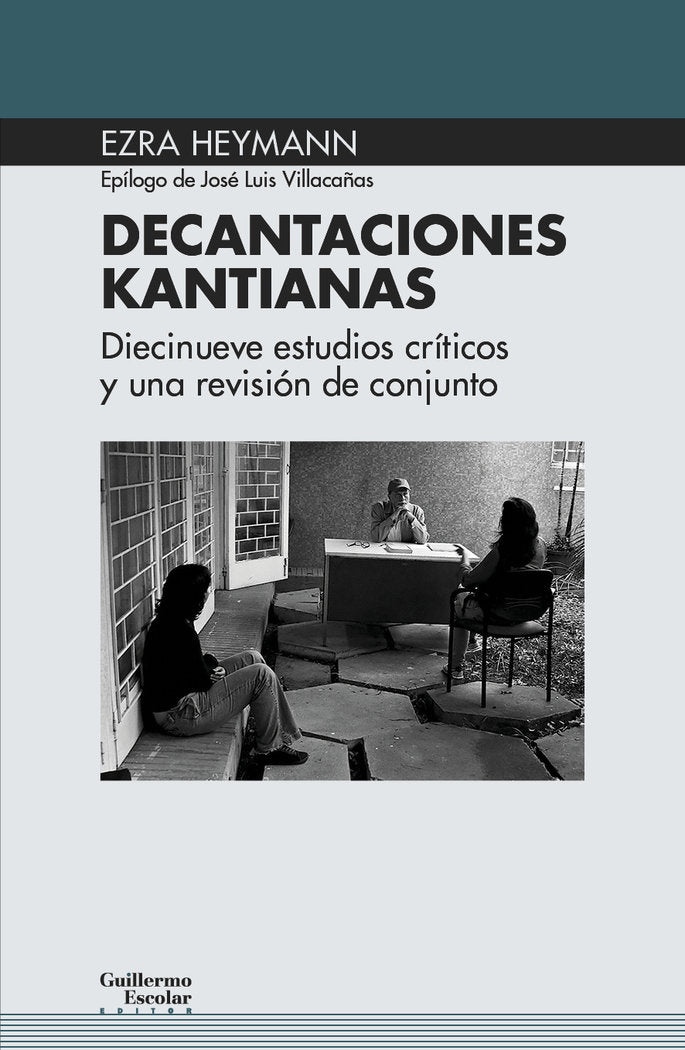 Decantaciones kantianas, de Heymann, Ezra | portada del libro