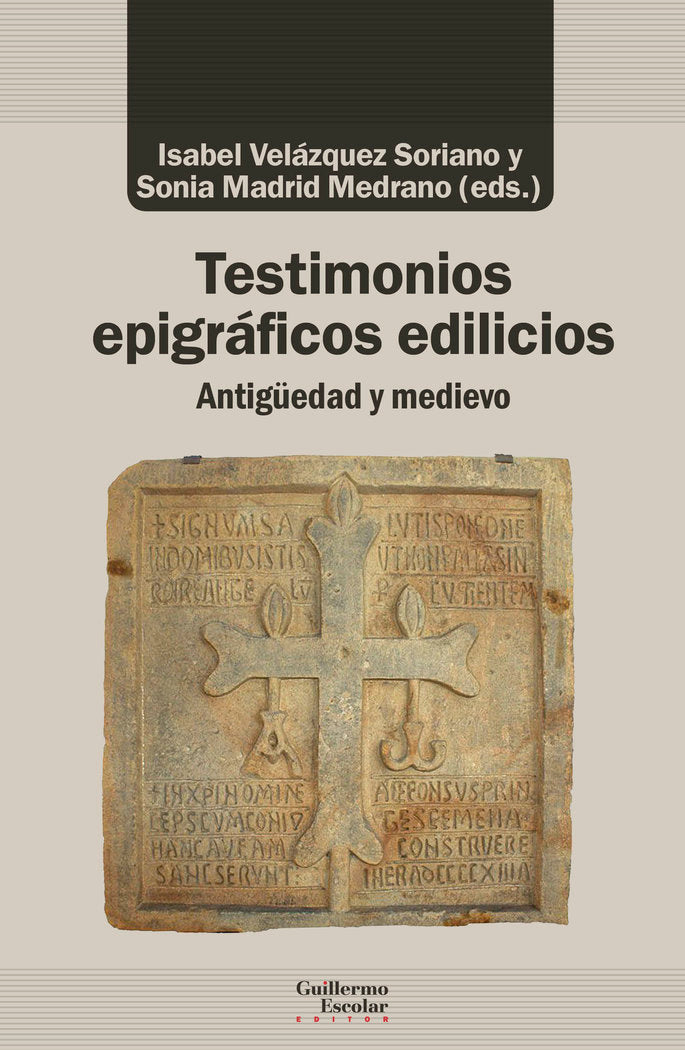 Testimonios epigráficos edilicios | portada del libro