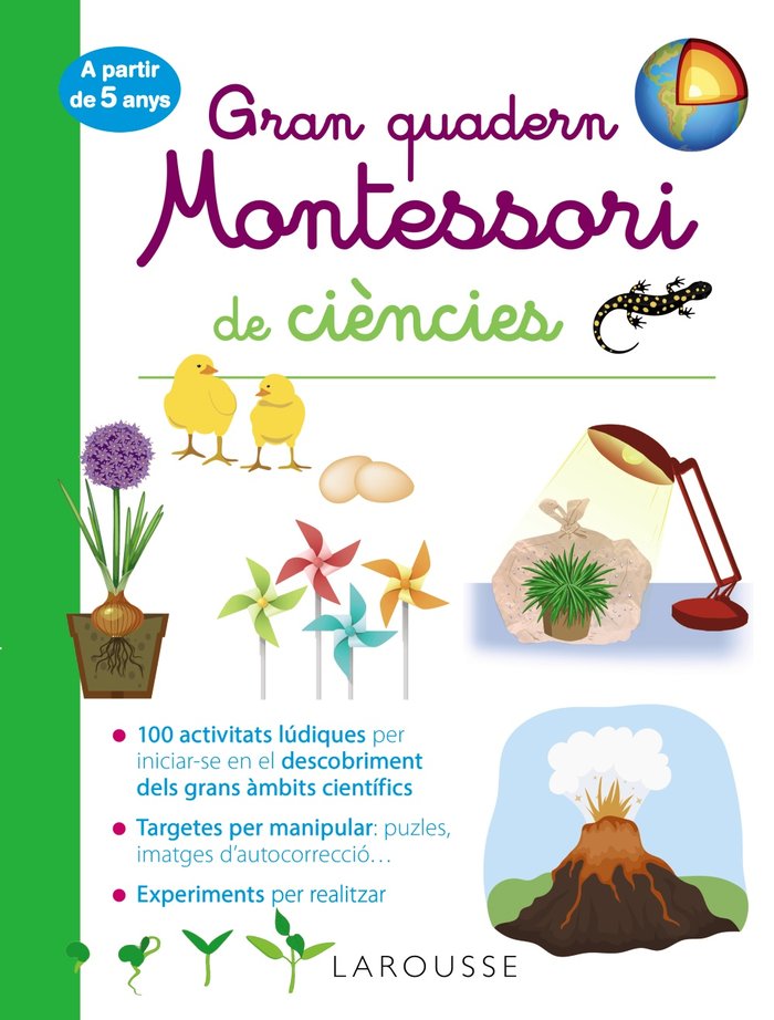 Gran quadern Montessori de ciències, de Larousse Editorial | portada del libro