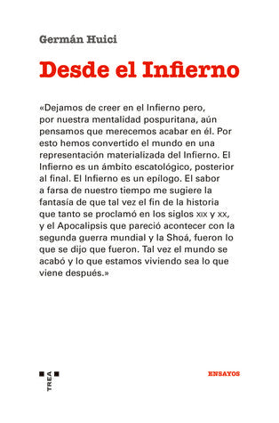 Desde el Infierno, de Huici Escribano, Germán | portada del libro
