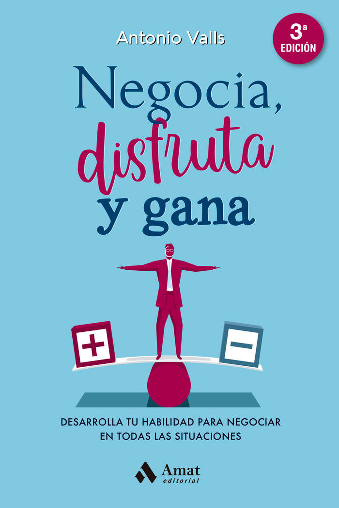 NEGOCIA, DISFRUTA Y GANA | portada del libro