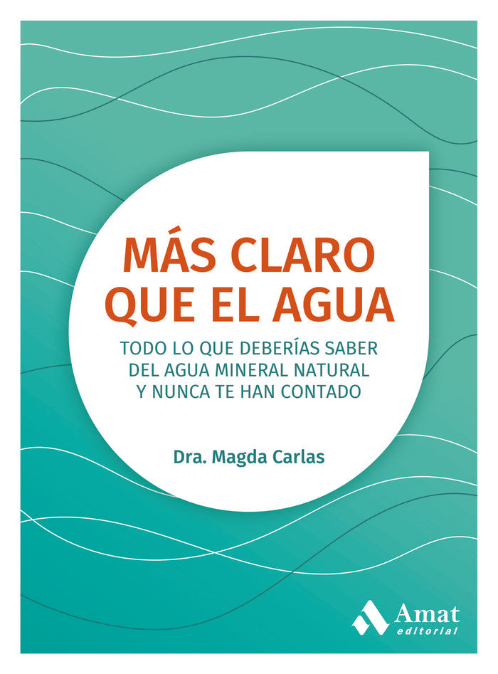 MAS CLARO QUE EL AGUA, de Carlas Angelats | portada del libro