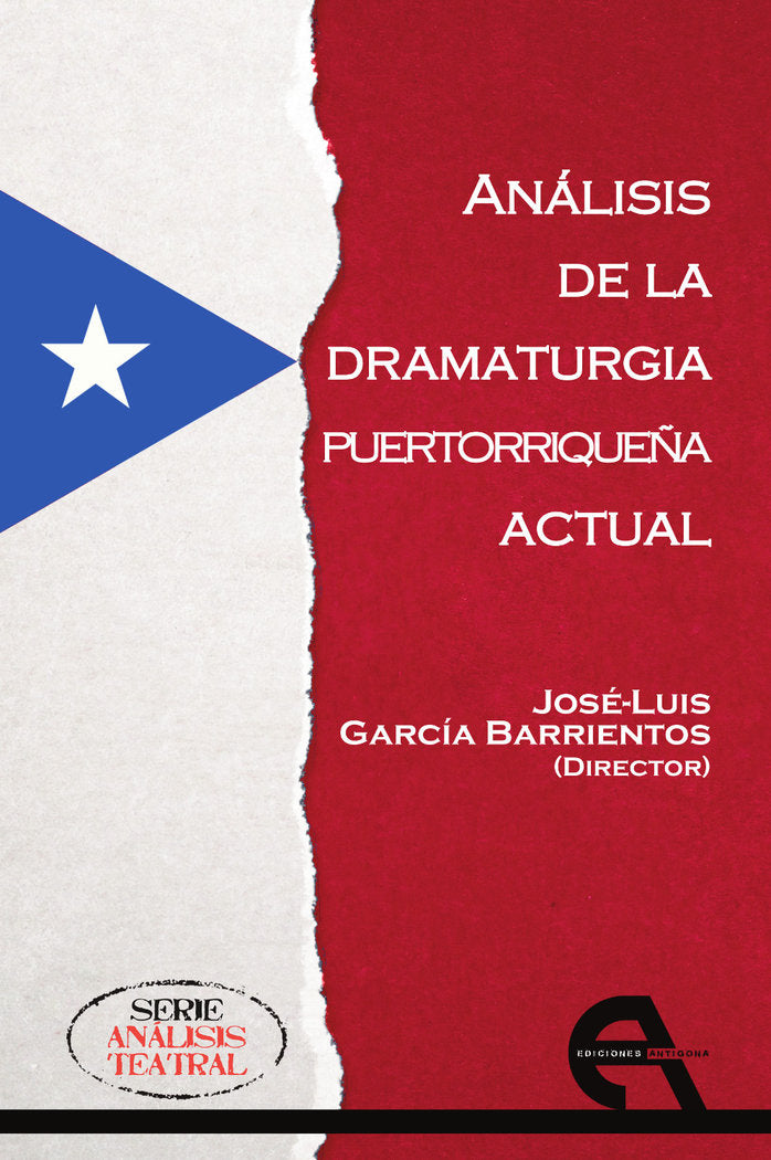 Análisis de la dramaturgia puertorriqueña actual | portada del libro