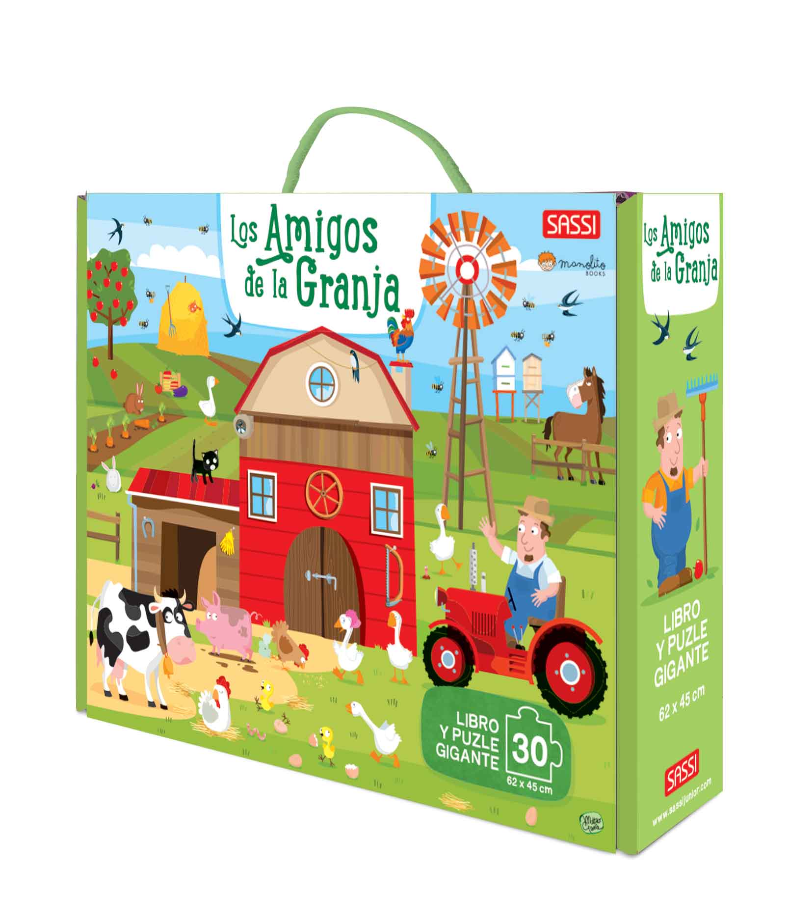 LA GRANJA DE AMIGOS 30 PIEZAS CON PUZZLE, de M. GAULE | portada del libro
