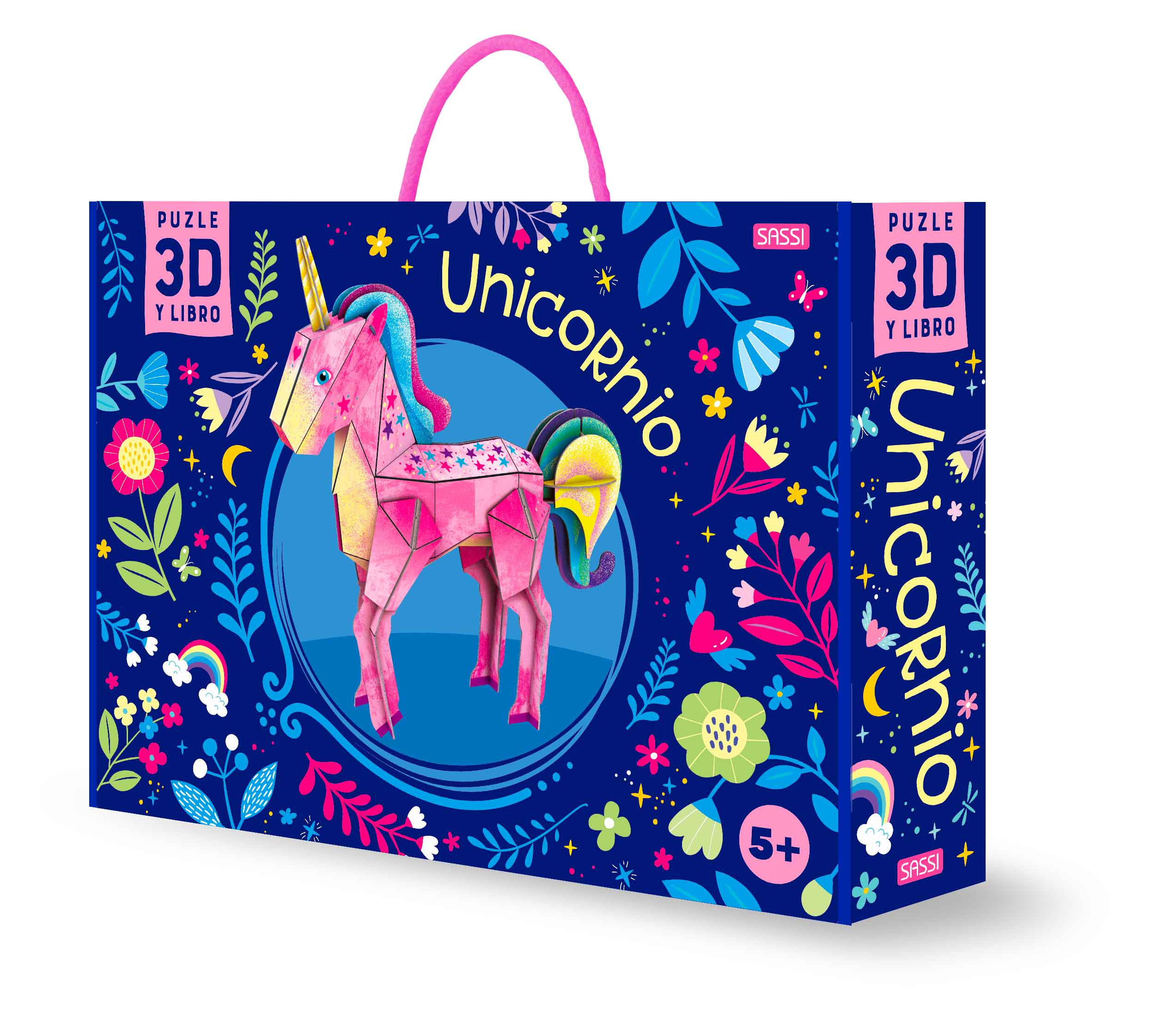 UNICORNIO 3D NIÑOS CON MAQUETA EDIC IL, de Varios autores | portada del libro