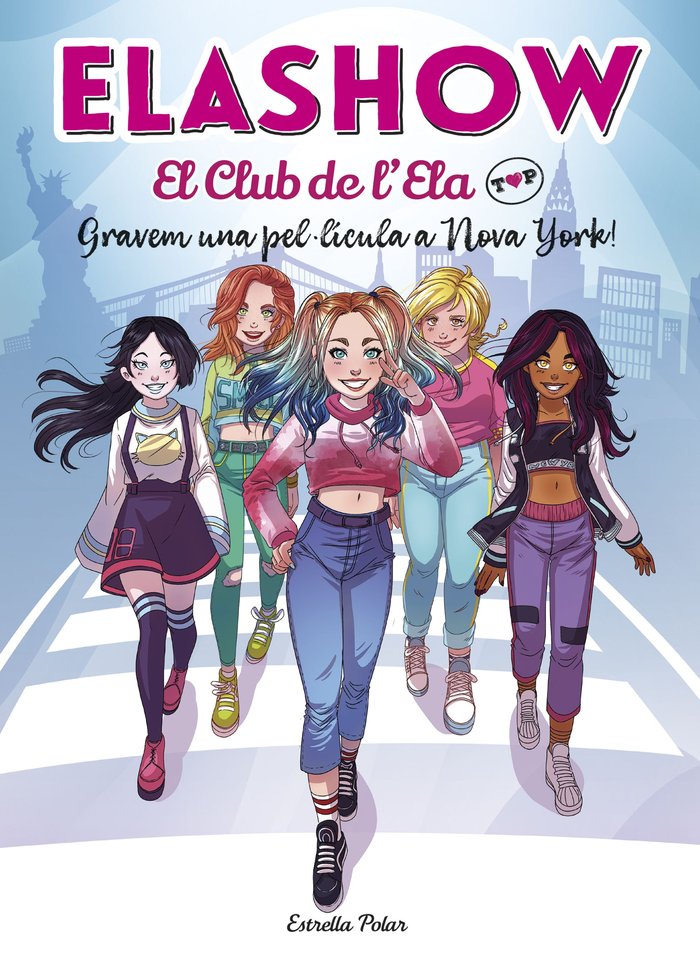 Elashow. El club de l'Ela Top 1. Gravem una pel·lícula a Nova York!, de Martínez, Elaia | portada del libro