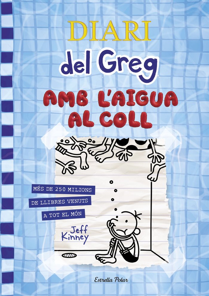 Diari del Greg 15. Amb l'aigua al coll, de Kinney, Jeff | portada del libro