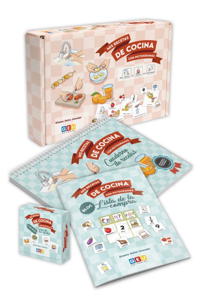 Mis recetas de cocina con pictogramas, de CALVO LLORENTE, AINARA | portada del libro