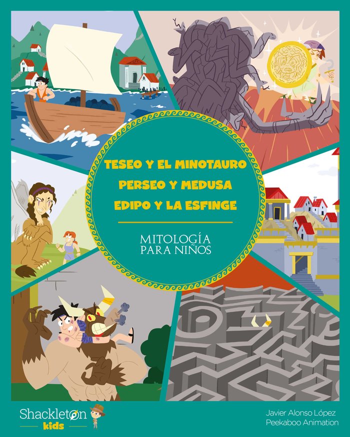 Teseo y el Minotauro. Perseo y Medusa. Edipo y la Esfinge, de Alonso López, Javier | portada del libro