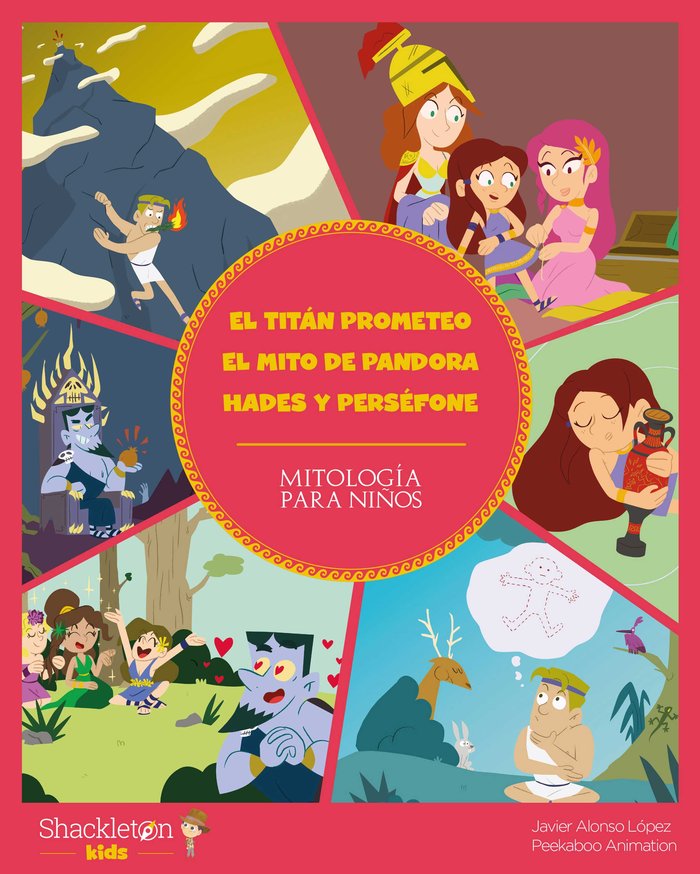 El titán Prometeo. El mito de Pandora. Hades y Perséfone, de Alonso López, Javier | portada del libro