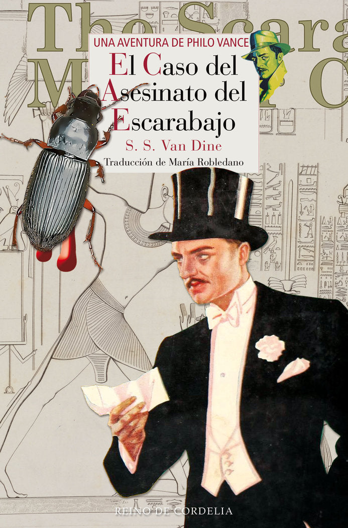 EL CASO DEL ASESINATO DEL ESCARABAJO, de VAN DINE, S. S. | portada del libro