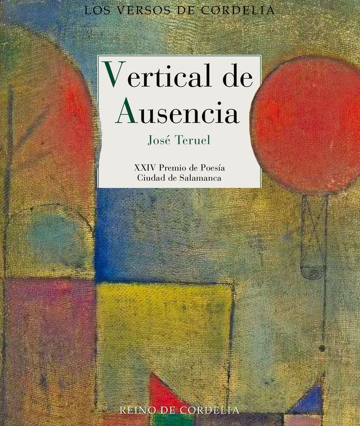 VERTICAL DE AUSENCIA, de TERUEL,JOSE | portada del libro