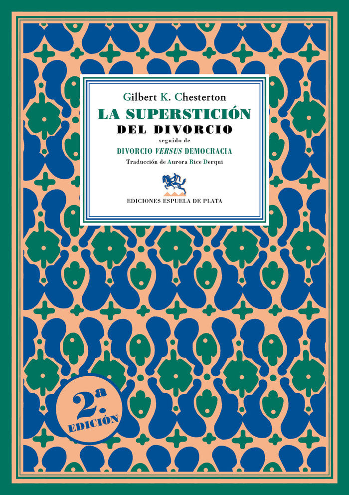 SUPERSTICION DEL DIVORCIO,LA, de CHESTERTON,GILBERT KEITH | portada del libro