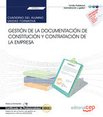 CUADERNO ALUMNO GESTION DOCUMENTACION CONSTITUCION CONTRATA | portada del libro