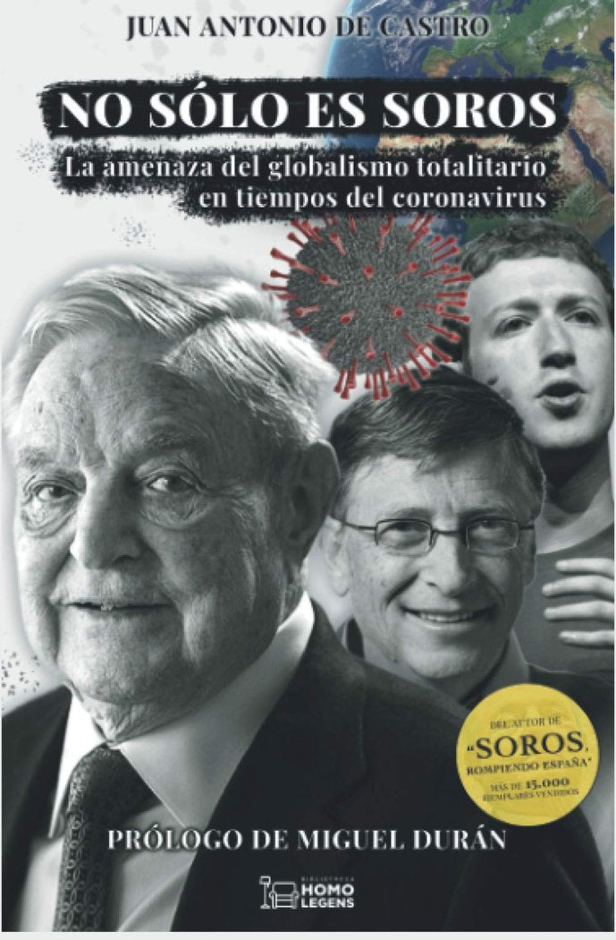NO SOLO ES SOROS, de JUAN ANTONIO DE CASTRO | portada del libro