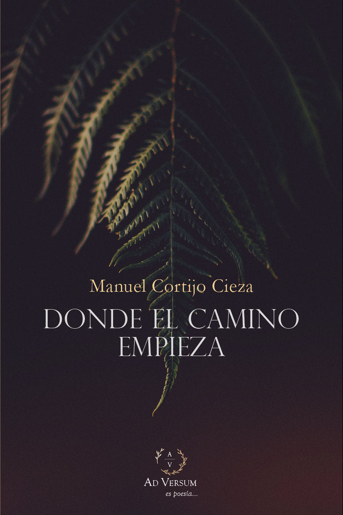 Donde el camino empieza, de Cortijo Cieza, Manuel | portada del libro