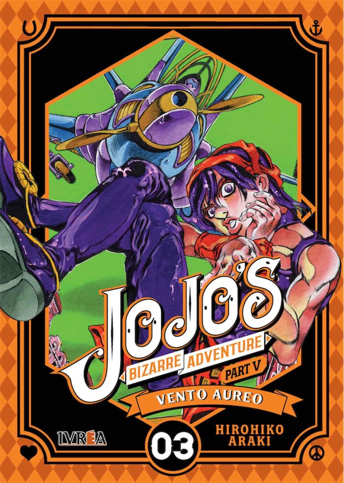 Jojo's Bizzarre Adventure Parte 5: Vento Aureo 3, de Hirohiko Araki | portada del libro