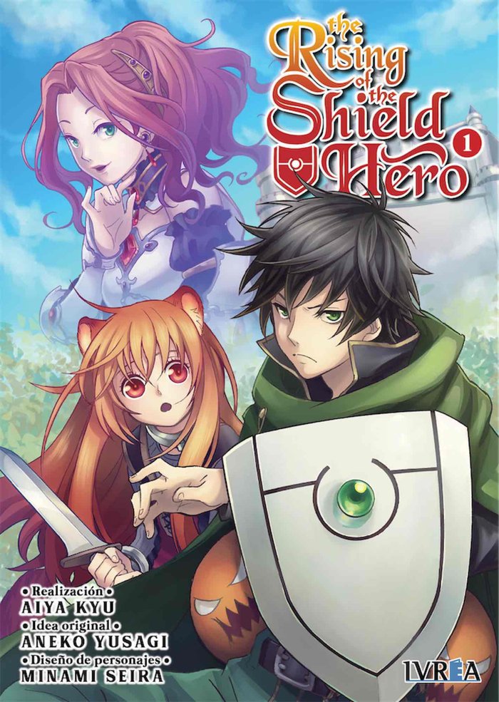 The Rising of the Shield Hero 1, de Aiya Kyu | portada del libro