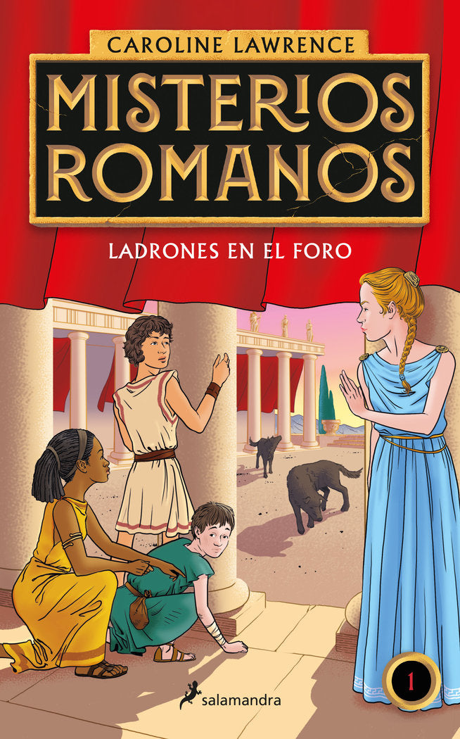 Ladrones en el foro (Misterios romanos 1), de Lawrence, Caroline | portada del libro