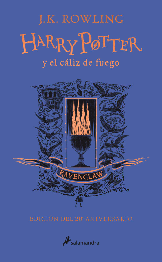 HARRY POTTER Y EL CALIZ DE FUEGO (EDICION RAVENCLAW DEL 20º ANIVERSARIO), de ROWLING, J.K. | portada del libro