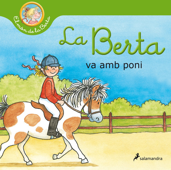La Berta va amb poni (El món de la Berta), de Schneider, Liane | portada del libro