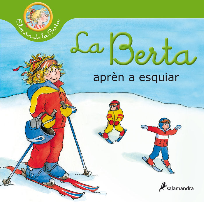 La Berta aprèn a esquiar (El món de la Berta), de Schneider, Liane | portada del libro