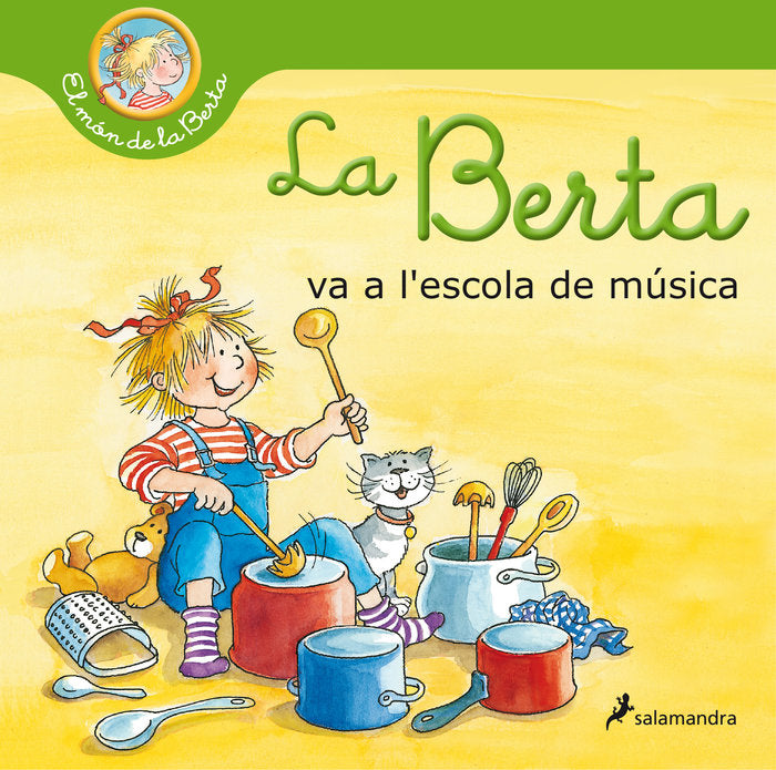 La Berta va a l'escola de música (El món de la Berta), de Schneider, Liane | portada del libro
