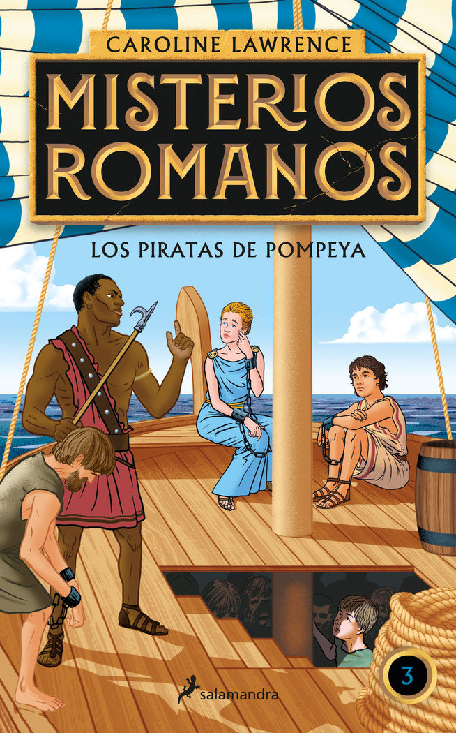 Los piratas de Pompeya (Misterios romanos 3), de Lawrence, Caroline | portada del libro