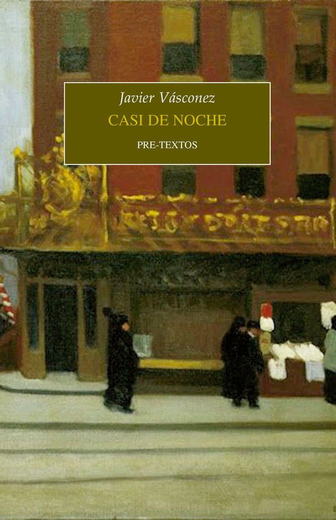 CASI DE NOCHE, de Vásconez | portada del libro