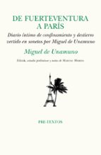 DE FUERTEVENTURA A PARÍS, de Miguel de Unamuno | portada del libro