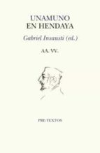 UNAMUNO EN HENDAYA, de Varios autores | portada del libro