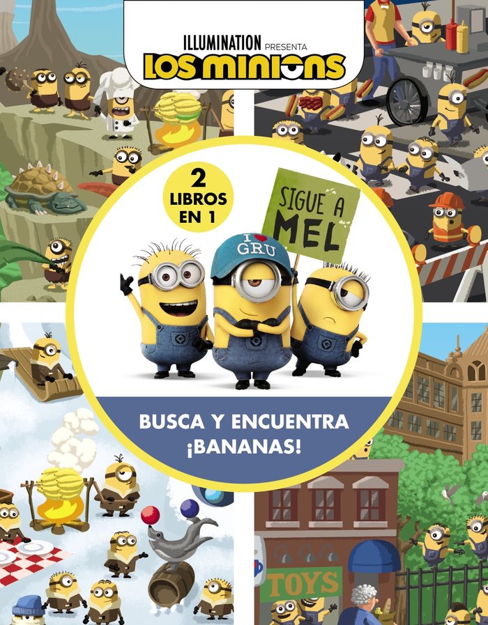 BUSCA Y ENCUENTRA A LOS MINIONS, de VARIOS AUTORES | portada del libro