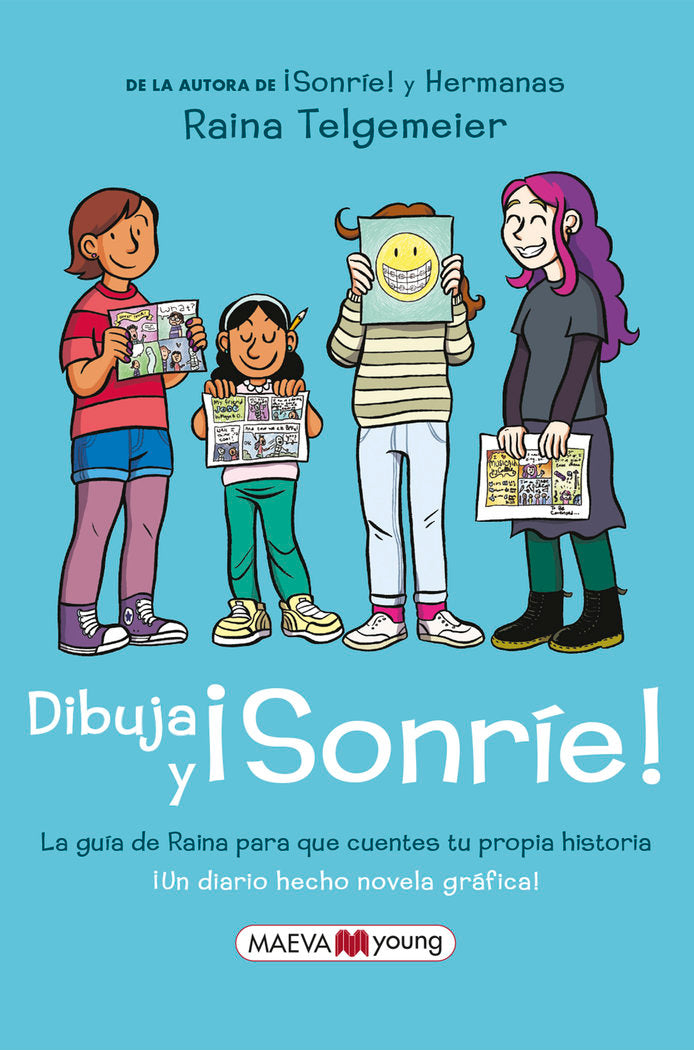 DIBUJA Y SONRIE, de TELGEMEIER, RAINA | portada del libro