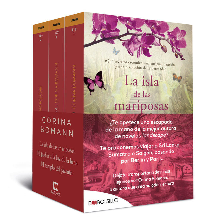 PACK DESTINOS LEJANOS, de BOMANN, CORINA | portada del libro