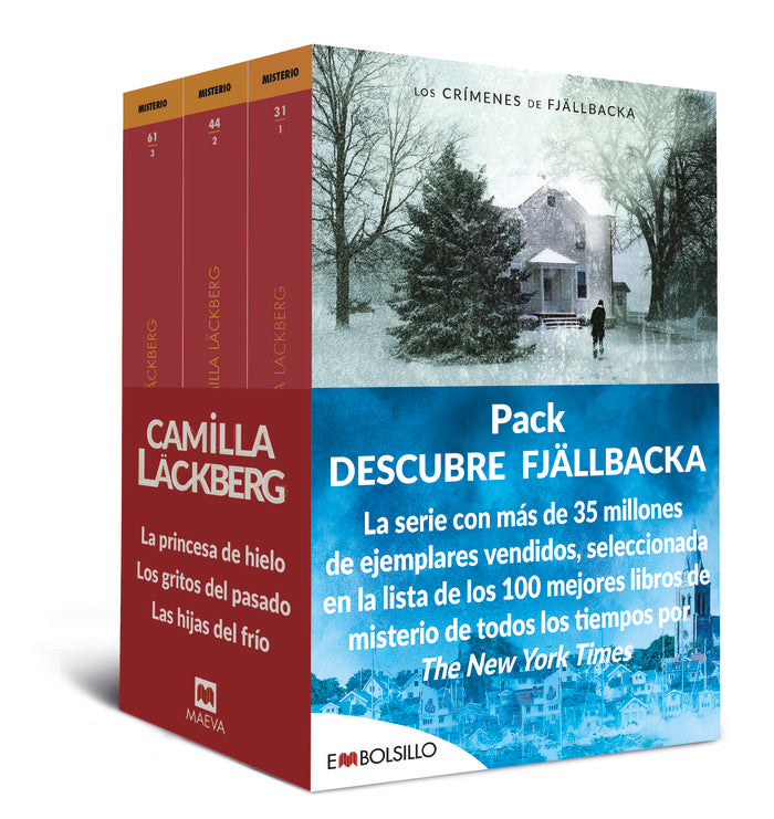 PACK LOS CRIMENES DE FJALLBACKA, de LÄCKBERG | portada del libro