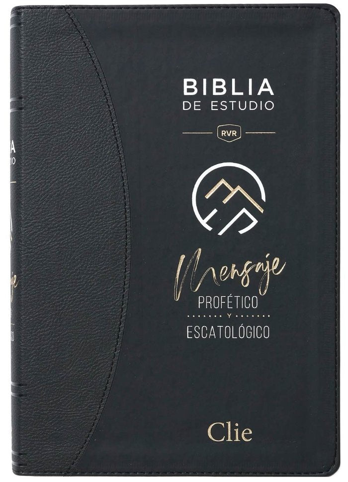 BIBLIA ESTUDIO MENSAJE PROFETICO ESCATOLOGICO NEGRO SIN IND, de De Rus, Jose Mª | portada del libro