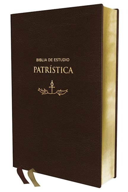 Biblia de Estudio Patrística / Leathersoft Marrón Sin índice, de De Rus | portada del libro
