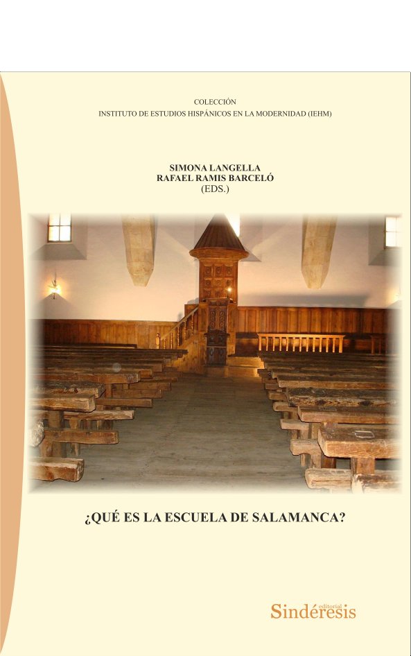 QUE ES LA ESCUELA DE SALAMANCA | portada del libro