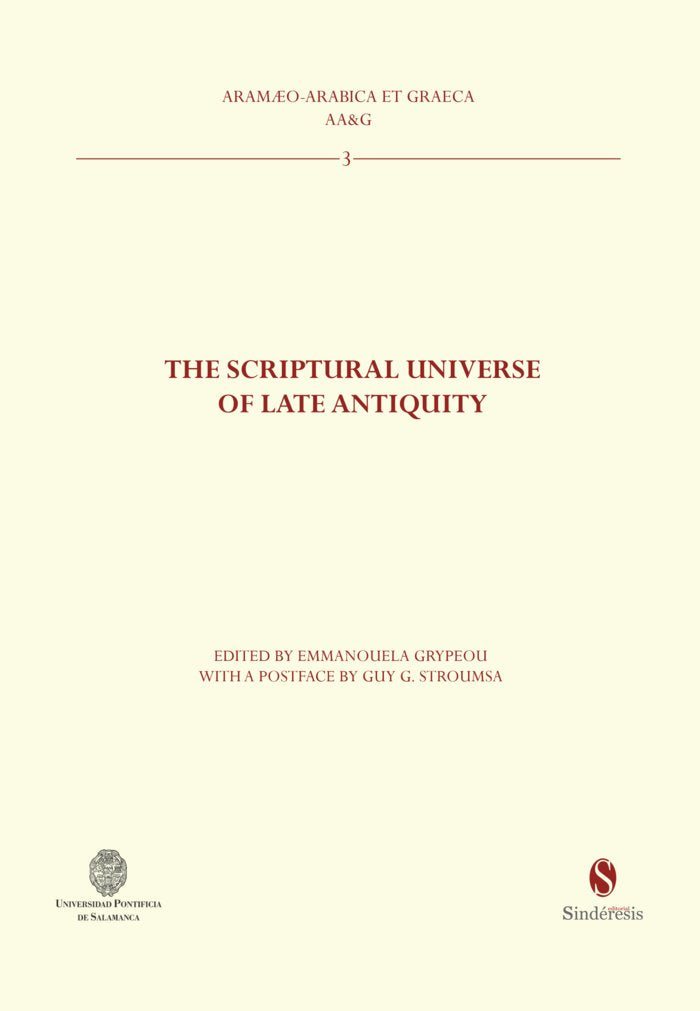 THE SCRIPTURAL UNIVERSE OF LATE ANTIQUITY, de GRYPEOU, EMMANOUELA | portada del libro