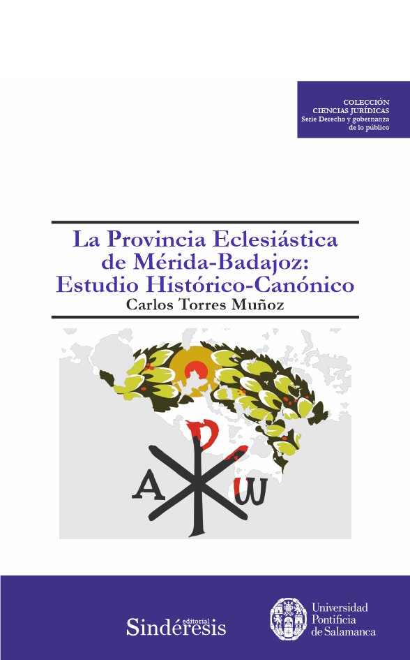 PROVINCIA ECLESIASTICA DE MERIDA-BADAJOZ:, de TORRES MUÑOZ | portada del libro
