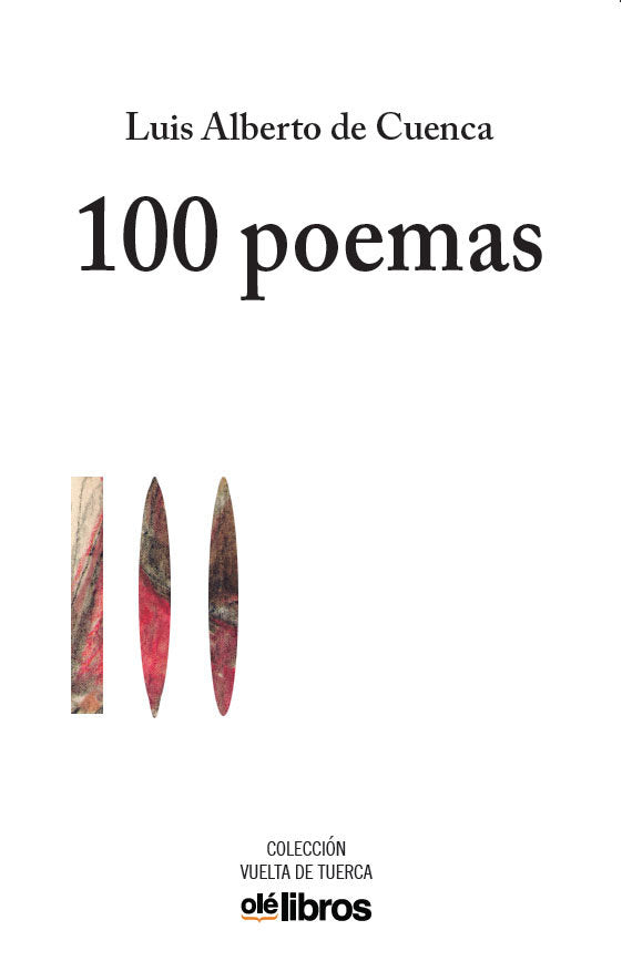 100 poemas, de de Cuenca y Prado | portada del libro