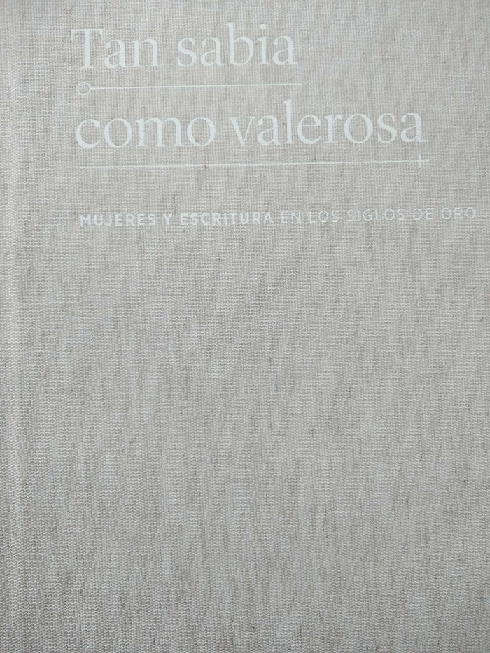 Tan sabia como valerosa, de VV.AA | portada del libro