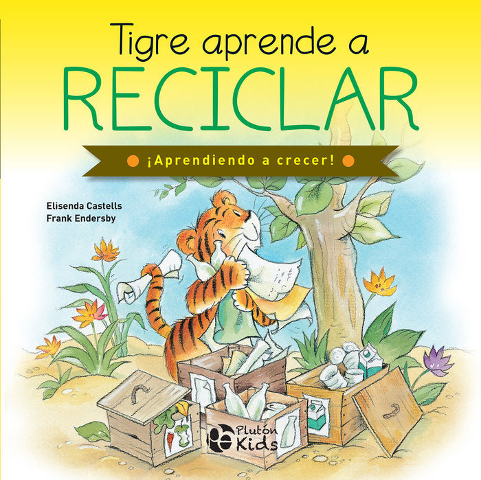 Tigre aprende a reciclar, de ANONIMO | portada del libro