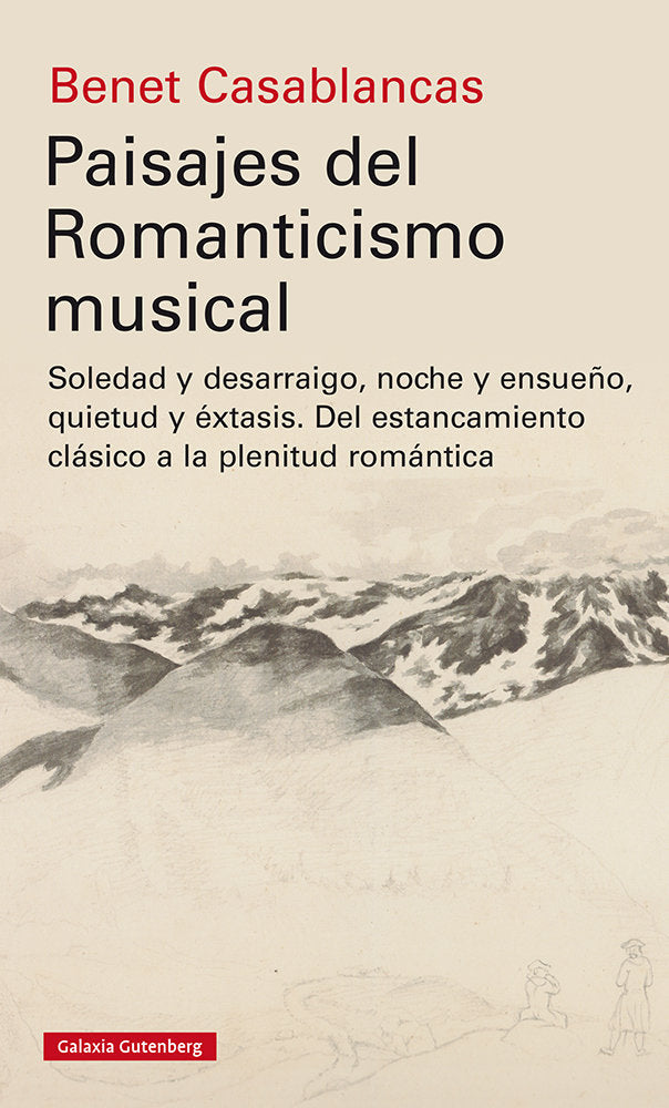 PAISAJES DEL ROMANTICISMO MUSICAL, de Casablancas | portada del libro